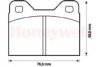BENDIX 571222B Brake Pad Set, disc brake